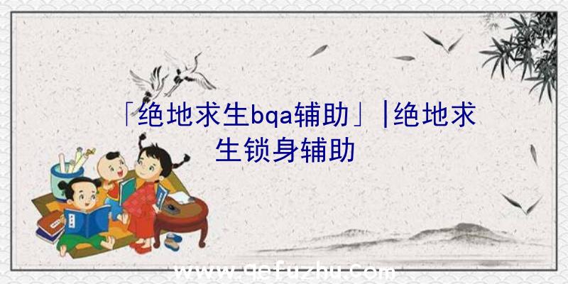 「绝地求生bqa辅助」|绝地求生锁身辅助